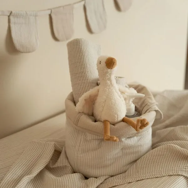 Кош за Съхранение Pure Soft Beige Stripe 20 cm
