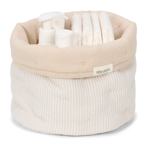 Кош за Съхранение Pure Soft Beige Stripe 20 cm