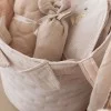 Голям Кош за Играчки Pure Soft Beige Stripe