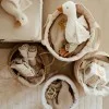 Голям Кош за Играчки Pure Soft Beige Stripe