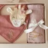 Подаръчен Сет за Бебе Safari Giraffe Pink