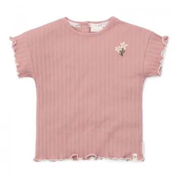 Детска Блуза с Къс Ръкав Pink Blush