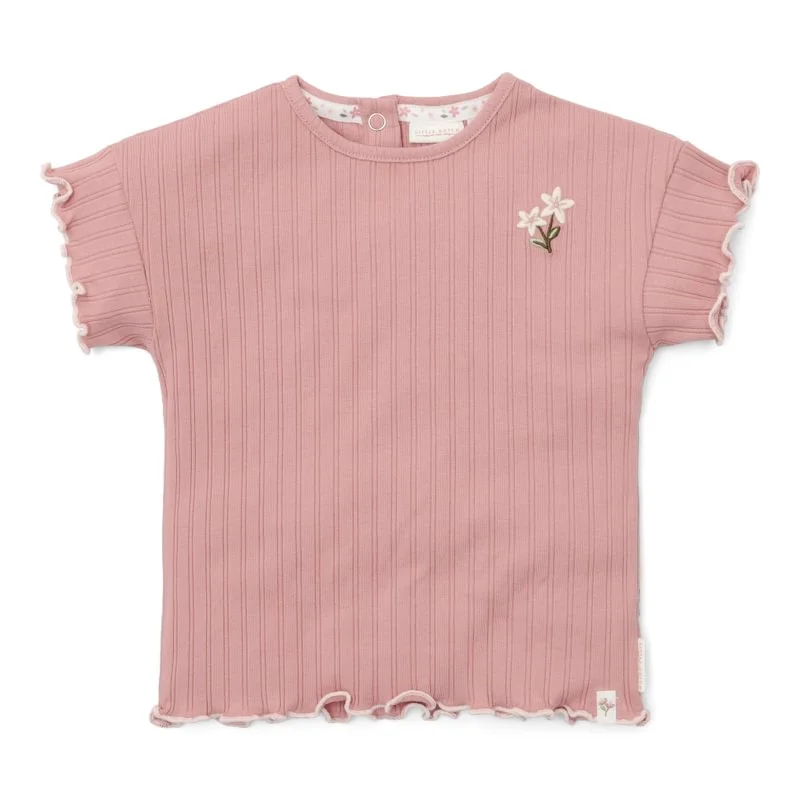 Детска Блуза с Къс Ръкав Pink Blush