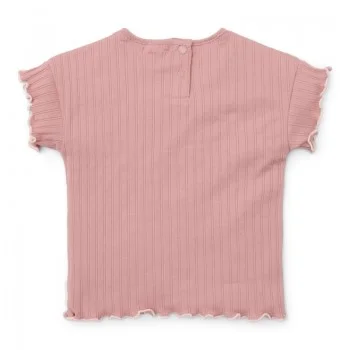 Детска Блуза с Къс Ръкав Pink Blush