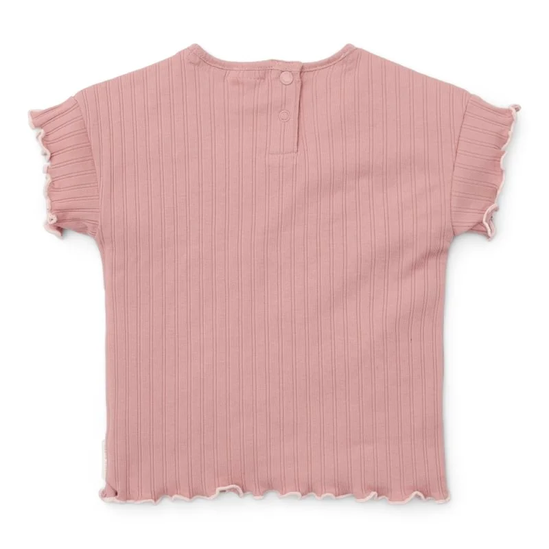 Детска Блуза с Къс Ръкав Pink Blush
