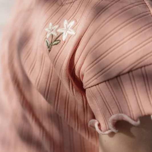 Детска Блуза с Къс Ръкав Pink Blush