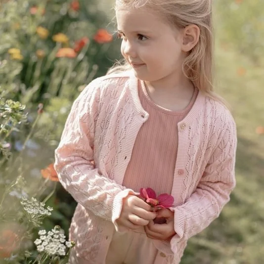 Детска Блуза с Къс Ръкав Pink Blush