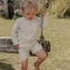 Детски Къси Панталони на Райета Forest Green