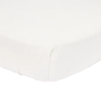 Детски Чаршаф с Ластик 60х120 см Муселин Pure White