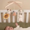 Дървена Музикална Въртележка за Легло Little Farm