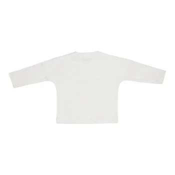 Блуза с Дълъг Ръкав и Джобче Soft White
