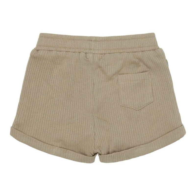 Къси Рипсени Панталони Little Goose Olive