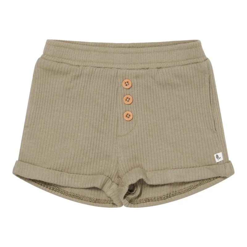 Къси Рипсени Панталони Little Goose Olive