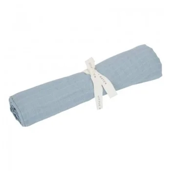 Бебешка Пелена 120 х 120 cm Pure Denim Blue