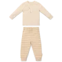 Бебешка Пижама от Две Части Natural Stripes