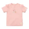 Бебешки Бански, Тениска с Къдрички Pink - 62/68