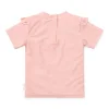 Бебешки Бански, Тениска с Къдрички Pink - 62/68