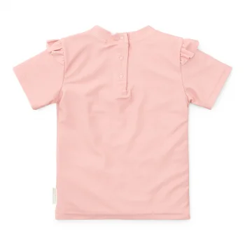Бебешки Бански, Тениска с Къдрички Pink - 62/68
