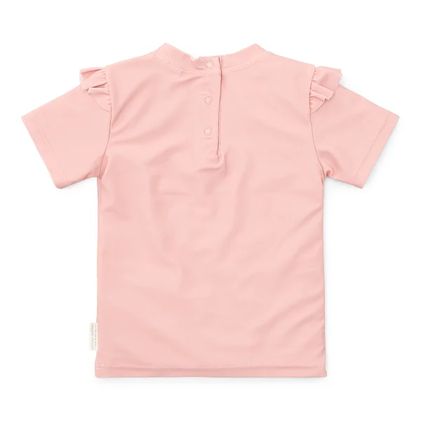 Бебешки Бански, Тениска с Къдрички Pink - 62/68