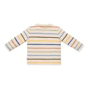 Детска Блуза с Дълъг Ръкав и Джобче Multi Stripe