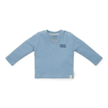 Детска Блуза с Дълъг Ръкав Пике Ice Blue