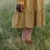 Детска Рокля с Дълъг Ръкав Warm Yellow Blooming Flower