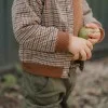 Детско Карирано Яке Brown Little Farm