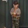 Детско Карирано Яке Brown Little Farm