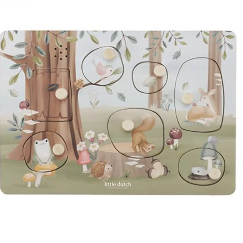 Дървен Музикален Пъзел Forest Friends