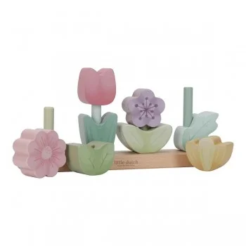 Дървена Низанка Цветя Fairy Garden