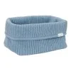 Плетен Кош за Съхраненение Pure Denim Blue Голям