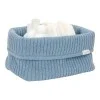 Плетен Кош за Съхраненение Pure Denim Blue Голям