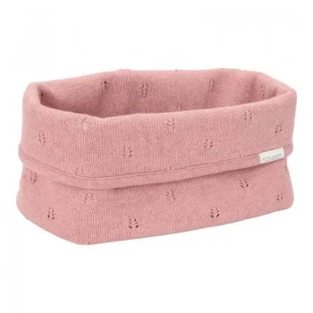 Плетен Кош за Съхраненение Pure Pink Blush Голям