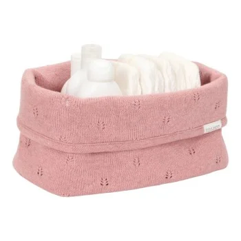 Плетен Кош за Съхраненение Pure Pink Blush Голям