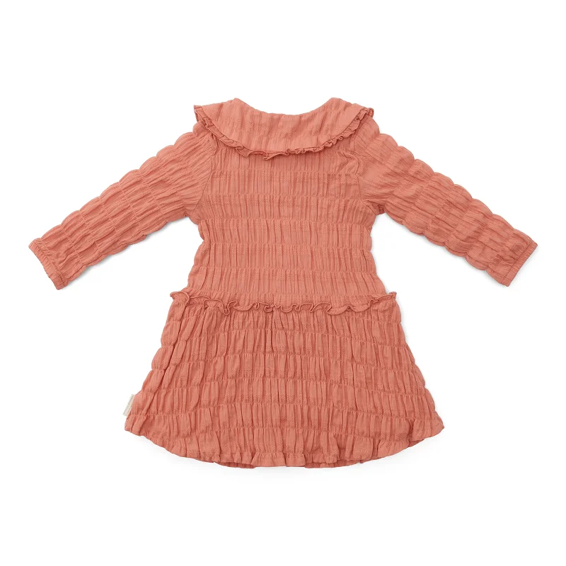 Рокля с Дълъг Ръкав Rose Pink