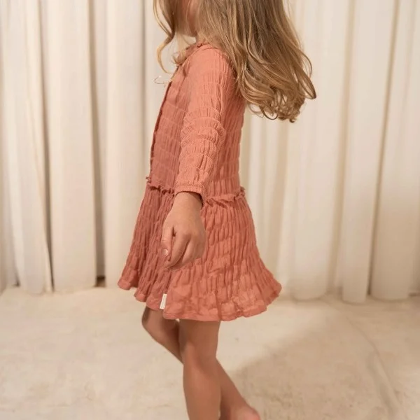 Рокля с Дълъг Ръкав Rose Pink