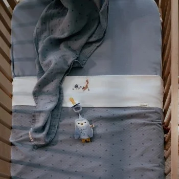Бебешка Пелена 120 х 120 cm Pure Denim Blue