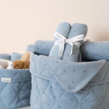 Бебешки Пелени 2 броя 70 х 70 cm Pure Denim Blue