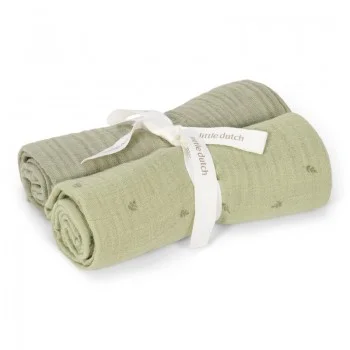 Бебешки Пелени 2 броя 70 х 70 cm Pure Sage