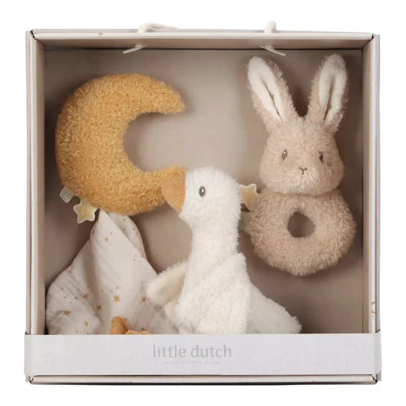 Подаръчна Кутия с Меки Играчки за Бебе Newborn Naturals