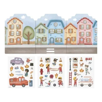 Книжка със Стикери Jim’s Firestation