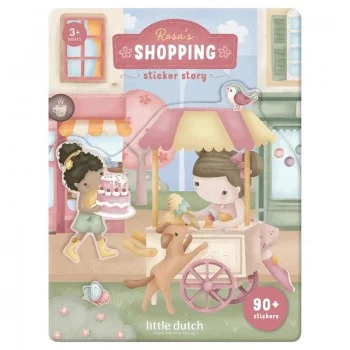 Книжка със Стикери Rosa’s Shopping