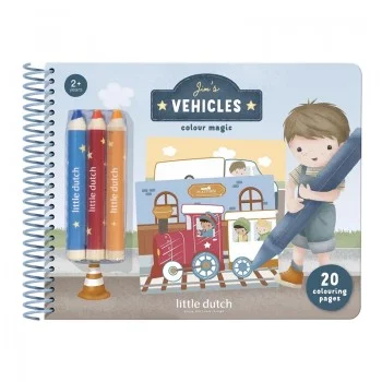 Магическа Книжка за Оцветяване Jim & Friends