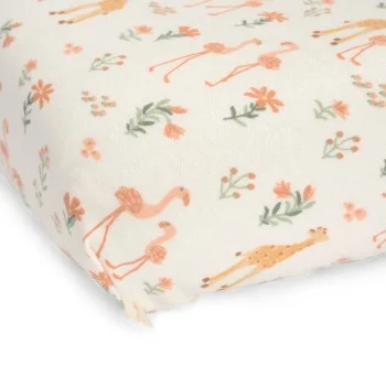 Бебешки Чаршаф с Ластик 60 x 120 см Blooming Safari