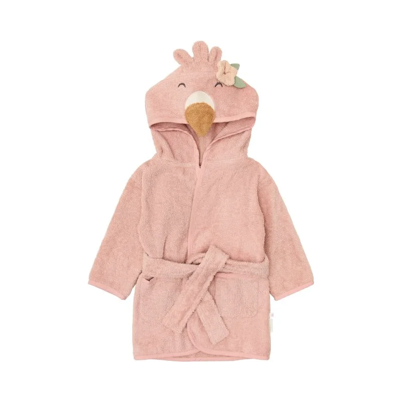 Бебешки Хавлиен Халат за Баня Flamingo Pink  86-92