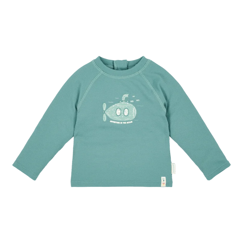 Детски Бански, Тениска с Дълъг Ръкав Ocean Green