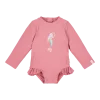 Детски Цял Бански Костюм с Дълъг Ръкав Dreamy Pink