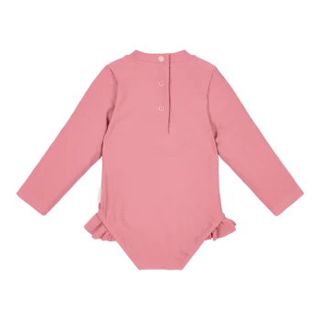Детски Цял Бански Костюм с Дълъг Ръкав Dreamy Pink