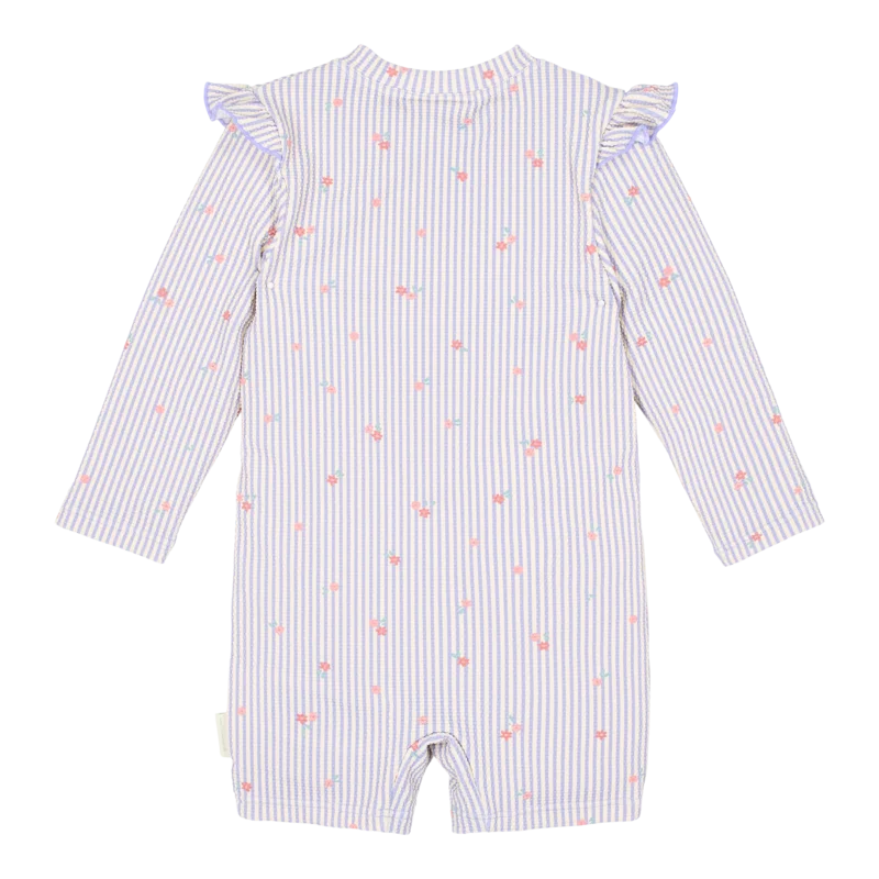 Детски Цял Бански Костюм с Дълъг Ръкав Dreamy Stripes