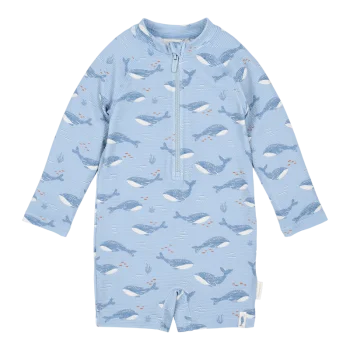 Детски Цял Бански Костюм с Дълъг Ръкав Ocean Splash